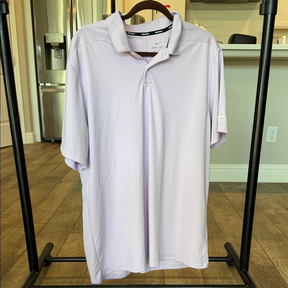 Nike Men's Soft Lavender Polo Shirt